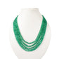 Natural Green strawberry Gemstone Beads Necklace Jewelry