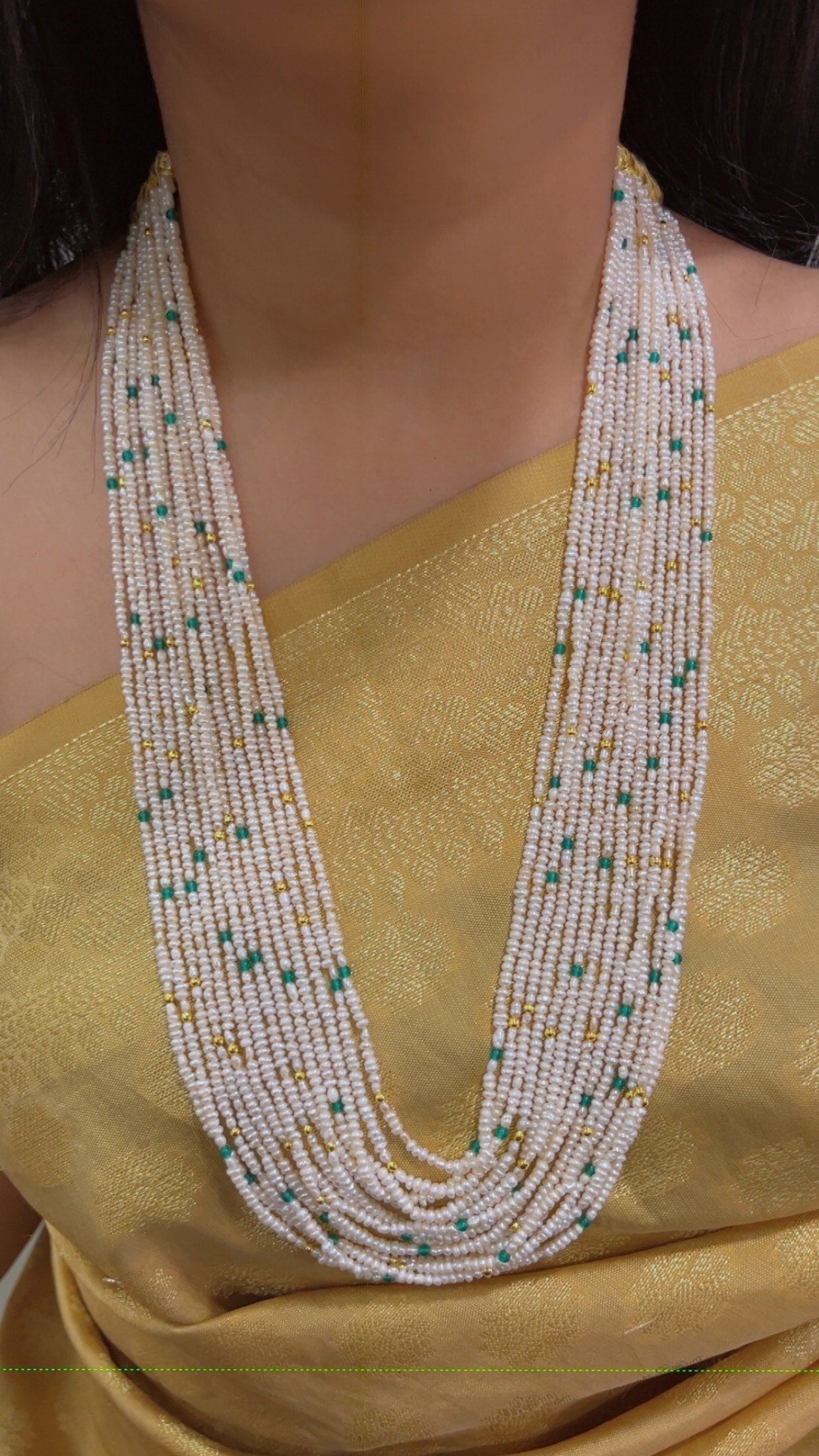 Natural Fresh Water Pearl Gemstone Beads Necklace Jewelry