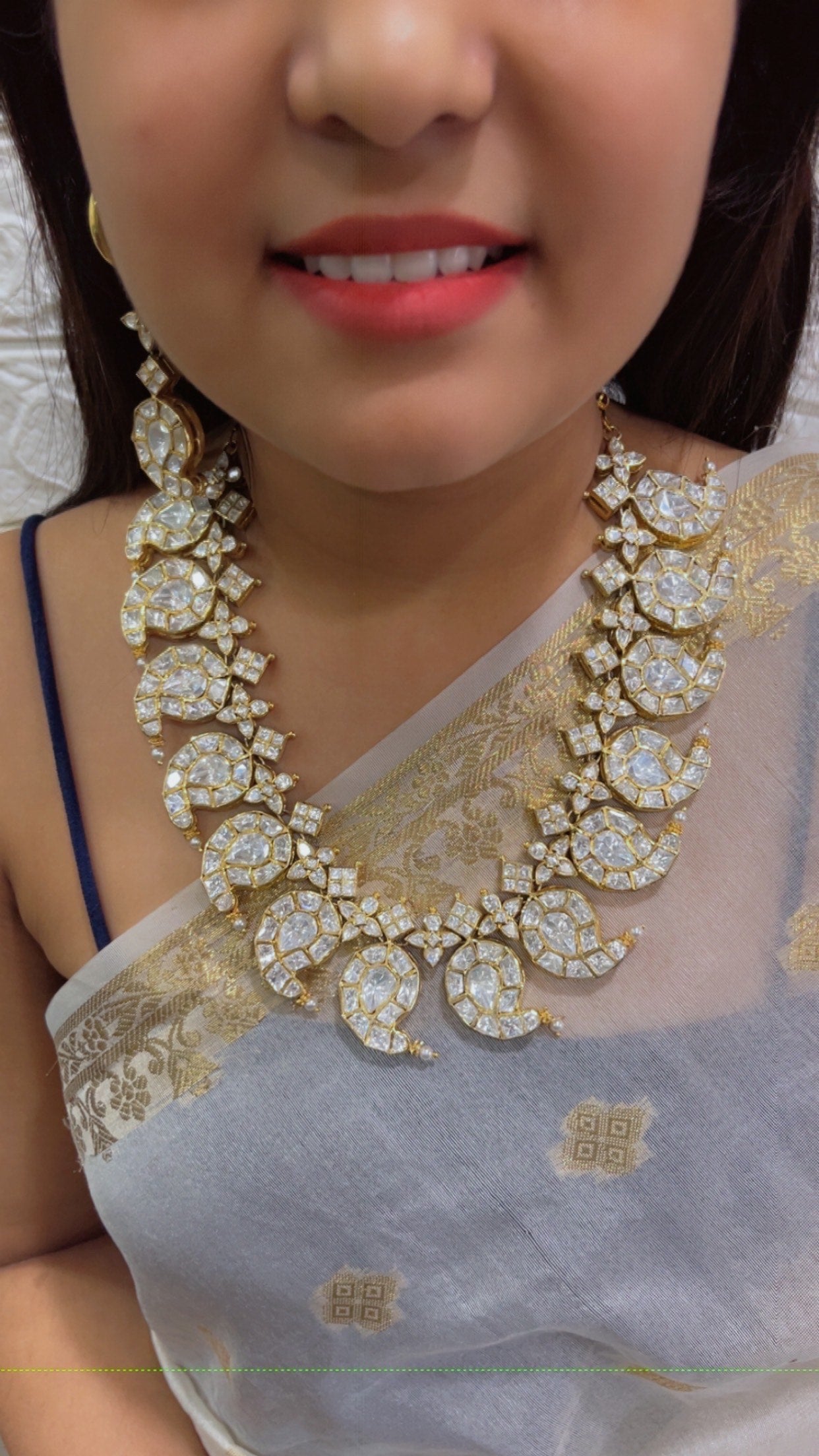 Designer 925 Silver Mango Mala Necklace Jewelry