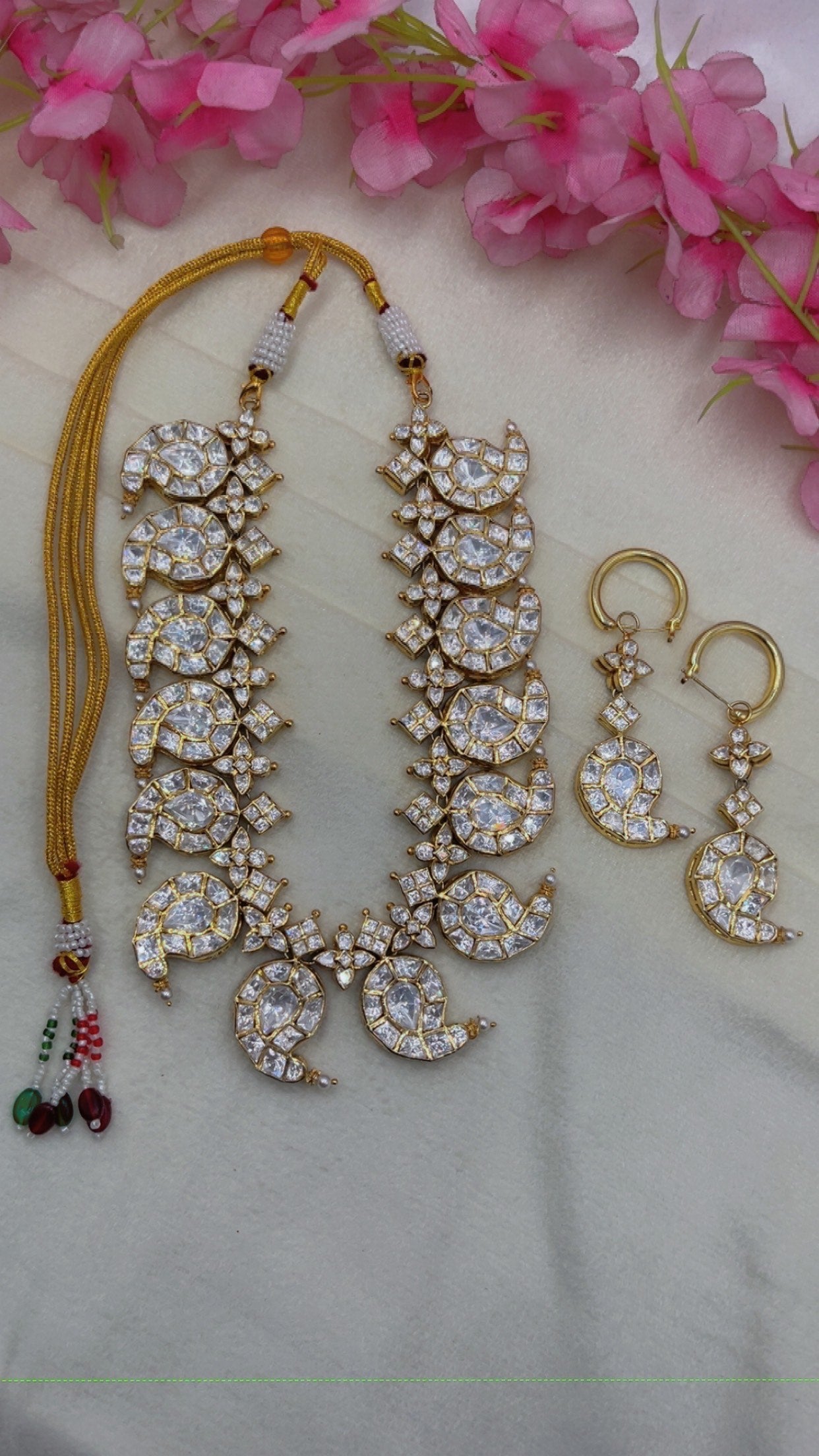 Designer 925 Silver Mango Mala Necklace Jewelry
