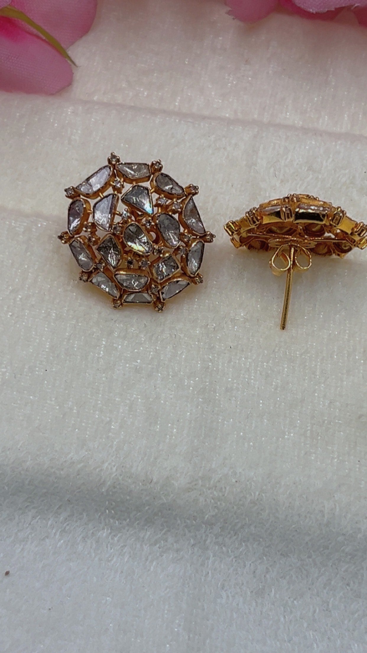 22 kt Hallmarked Gold Earring Jewelry