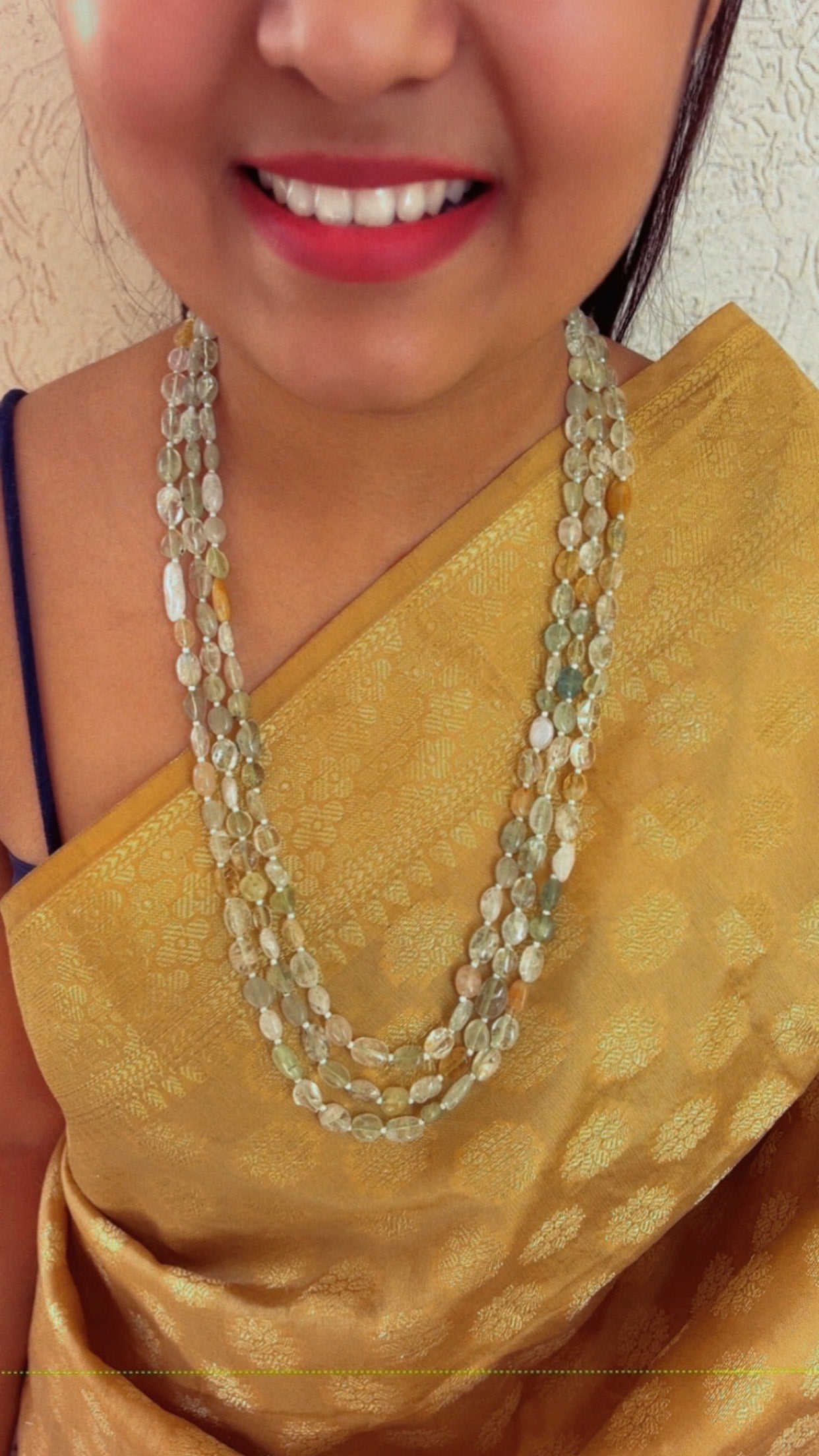 Natural Multi Gemstone Gemstone Beads Necklace Jewelry