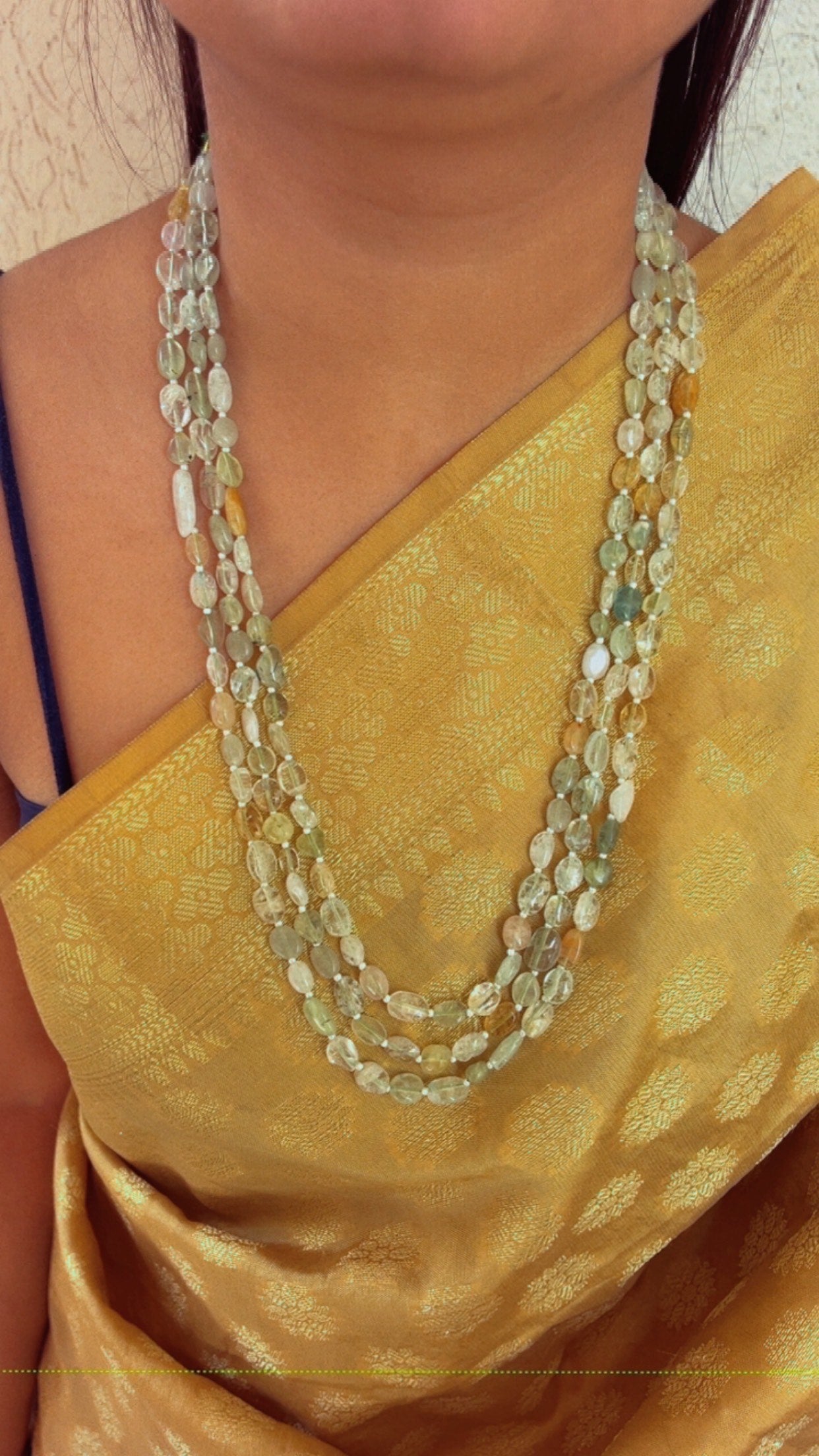 Natural Multi Gemstone Gemstone Beads Necklace Jewelry
