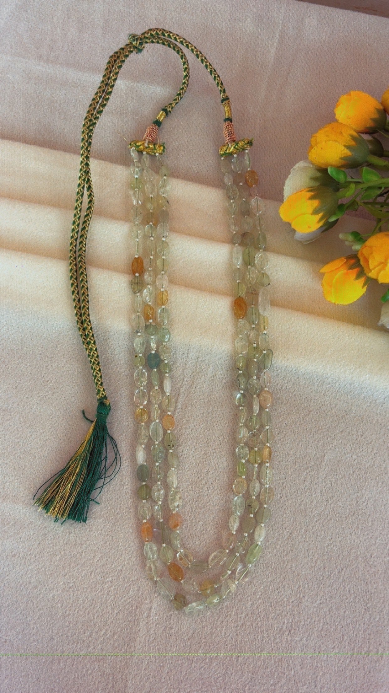Natural Multi Gemstone Gemstone Beads Necklace Jewelry