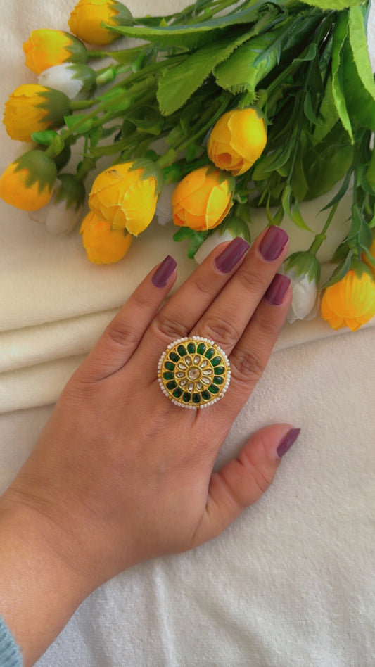 Designer 22k Gold Hallmarked Adjustable Ring