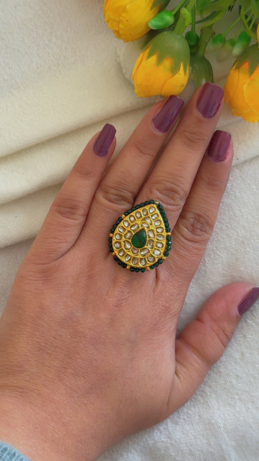 Designer 22k Gold Hallmarked Adjustable Ring