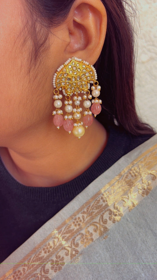 Designer 22k Gold Hallmarked Earrings