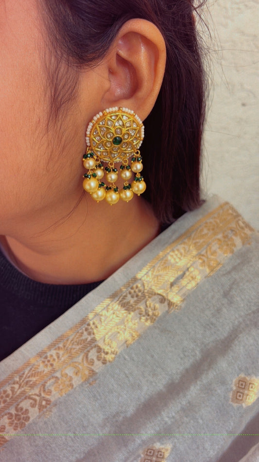 Designer 22k Gold Hallmarked Earrings