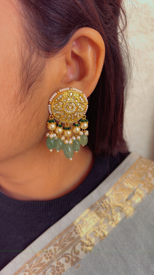 Designer 22k Gold Hallmarked Earrings