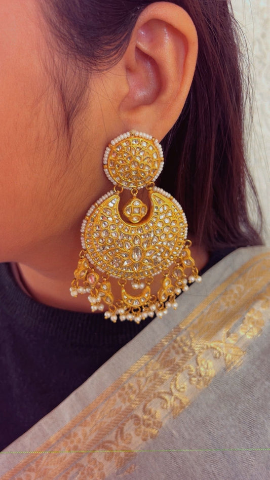 Designer 22k Gold Hallmarked Earrings