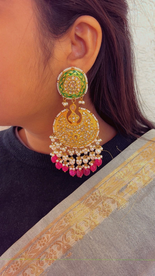 Designer 22k Gold Hallmarked Earrings