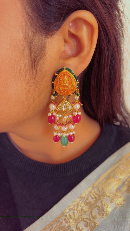 Designer 22k Gold Hallmarked Earrings