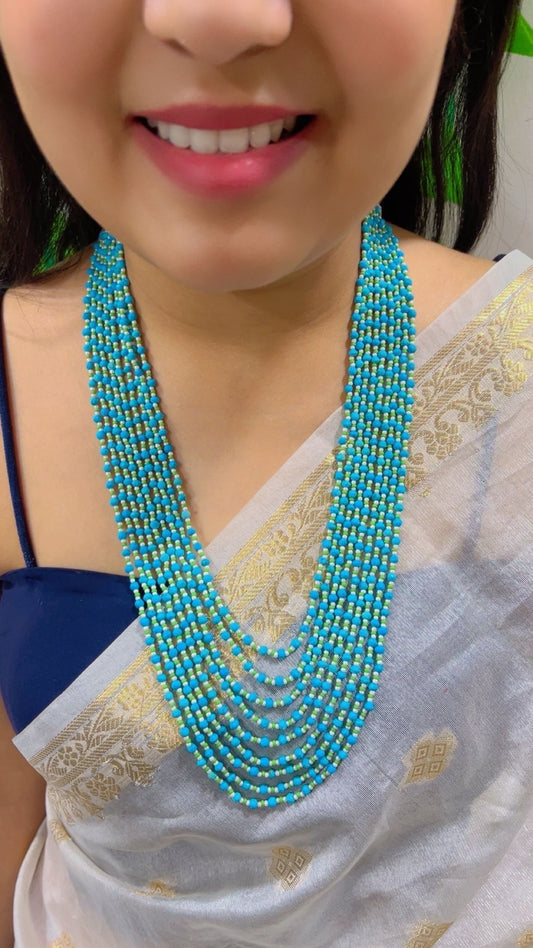 Natural Turquoise Gemstone Beads Necklace Jewelry
