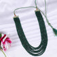 Natural Aventurine Gemstone Beads Necklace Jewelry
