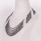 Natural Labradorite & Pearl Gemstone Beads Necklace Jewelry