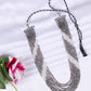 Natural Labradorite & Pearl Gemstone Beads Necklace Jewelry