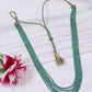 Natural Emerald Gemstone Beads Necklace Jewelry