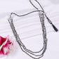 Natural Black Rutile Quartz Gemstone Beads Necklace Jewelry