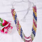 Natural Multi Sapphire Gemstone Beads Necklace Jewelry