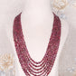 Natural Pink Tourmaline Gemstone Beads Necklace Jewelry