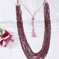 Natural Pink Tourmaline Gemstone Beads Necklace Jewelry