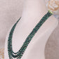 Natural Emerald & Pearl Gemstone Beads Necklace Jewelry