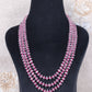 Natural Rose Quartz & Pink Quartz Gemstone Beads Necklace Jewelry