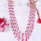 Natural Ruby & Pearl Gemstone Beads Necklace Jewelry
