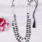 Natural Labradorite & Pearl Gemstone Pear Beads Necklace Jewelry