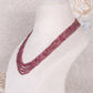 Natural Pink Tourmaline Gemstone Oval Beads Necklace Jewelry