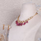 925 Silver Ruby & Polki Designer Necklace Jewelry