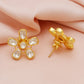 925 Silver Polki Stud Earring Jewelry