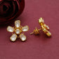 925 Silver Polki Stud Earring Jewelry