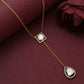 925 Silver Moissanite Polki Necklace
