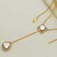 925 Silver Moissanite Polki Necklace
