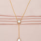 925 Silver Moissanite Polki Necklace
