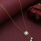 925 Silver Moissanite Polki Necklace