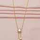925 Silver Moissanite Polki Necklace
