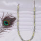 Green Opal Gemstone Round Smooth Beads Necklace Jewelry