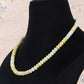 yellow Opal Gemstone Rondelle  Smooth Beads Necklace Jewelry