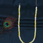 yellow Opal Gemstone Rondelle  Smooth Beads Necklace Jewelry