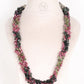 Natural Multi Tourmaline Gemstone Beads Necklace Jewelry