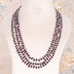 Natural Garnet Gemstone Beads Necklace Jewelry