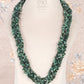 Natural Emerald Gemstone Necklace Jewelry
