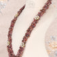 Pure Silver Natural Multi Spinel Gemstone Necklace Jewelry