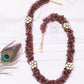 Pure Silver Natural Multi Spinel Gemstone Necklace Jewelry