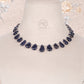 Natural Iolite Gemstone Beads Necklace Jewelry