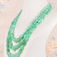 Fine Quality Natural Emerald Gemstone Beads Necklace Jewelry