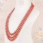Natural Carnelian & Pearl Gemstone Beads Necklace Jewelry