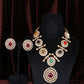 925 Silver Navratan Designer Necklace